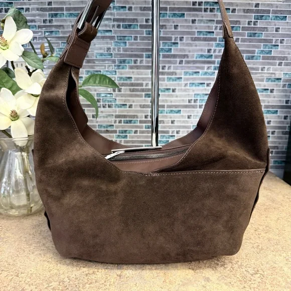 NWT Hammitt Tom Medium Belted Suede purse - Picture 2 of 7